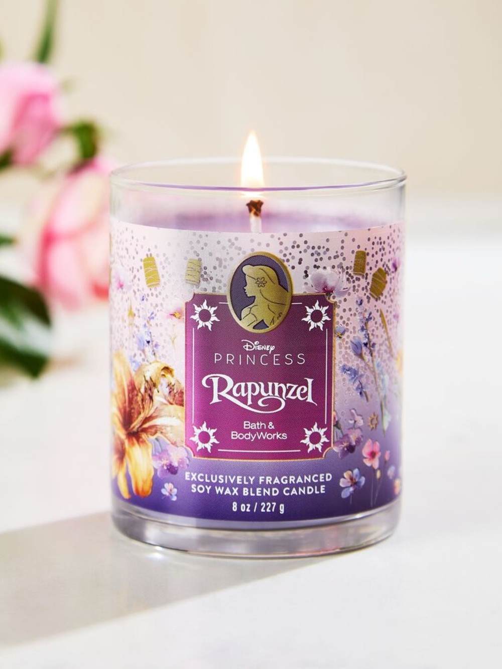 Bath & Body Works | Disney Princess Rapunzel Tangled Single Wick Candle